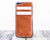 iPhone 6 case iPhone 6s wallet case iPhone 6 Plus case monogram iPhone 6s Plus leather iPhone 6 leather case card holder - orange